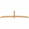Ekena Millwork Bellingham Timber Gable Bracket, Western Red Cedar, 96"W x 32"H x 3 1/2"D x 3 1/2"F, 8/12 Pitch GBW096X32X0404BEL00SWR - alternate 4